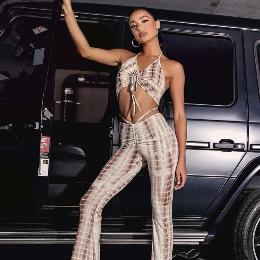 Brown two piece set